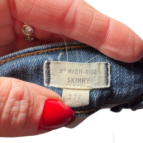 MADEWELL 9” High Rise Skinny Jeans 27P - Picture 7 of 9